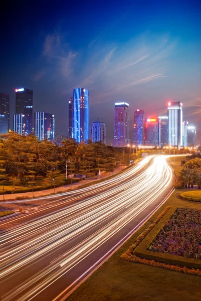 Cidade noite — Fotografia de Stock