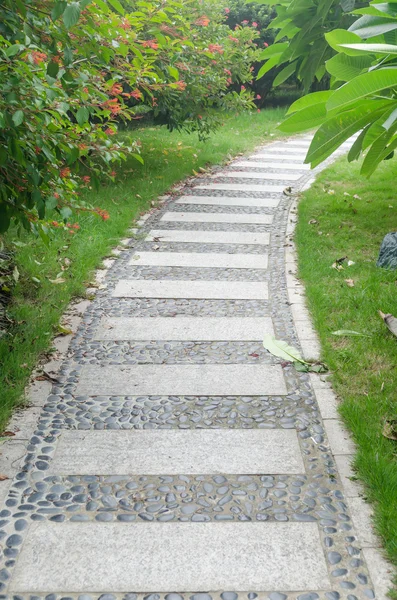 Stone path in park — Stock Photo, Image