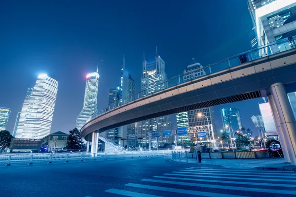 美丽的上海夜景 — 图库照片