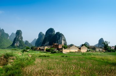 yangshuo guilin, Çin tipik peyzaj