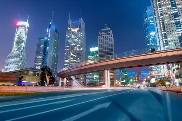 Hermosa escena de noche shanghai — Foto de Stock