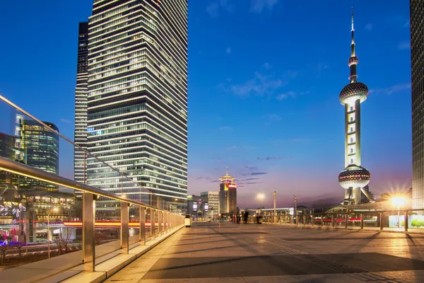 Güzel bir gece çekimi shanghai — Stok fotoğraf