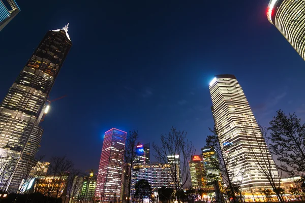 Schöne Szene der Shanghai-Nacht — Stockfoto
