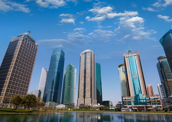 Panorama van shanghai — Stockfoto