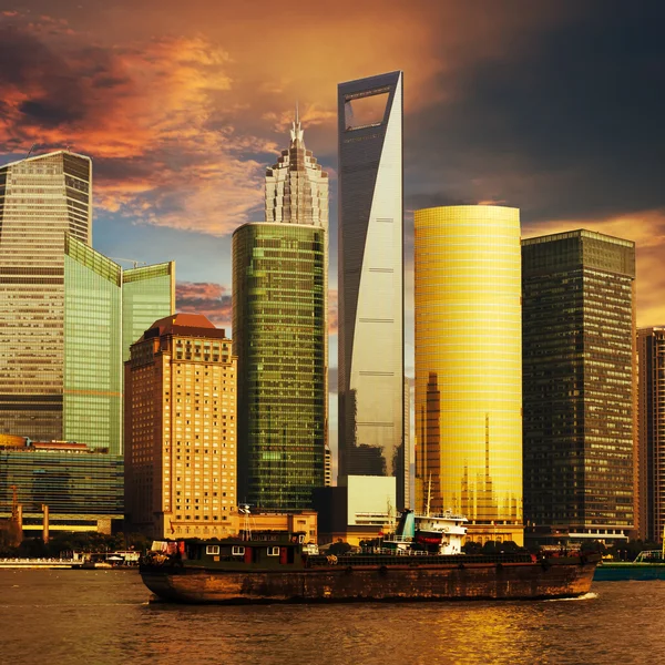 Panorama van shanghai — Stockfoto