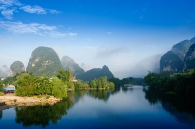 güzel karstik dağ manzarası