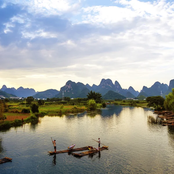 Yangshuo och guilin i Kina — Stockfoto