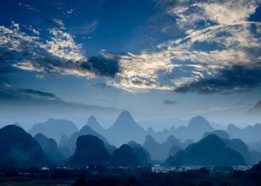 guilin, kırsal manzara