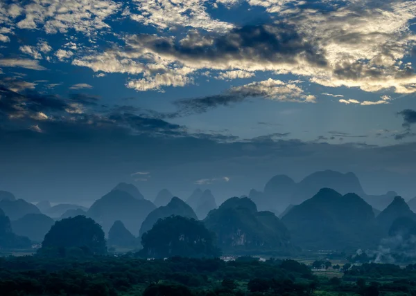 Landskap på Guilin – stockfoto