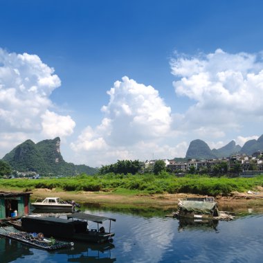 yangshuo ulong Nehri, bambu Sal