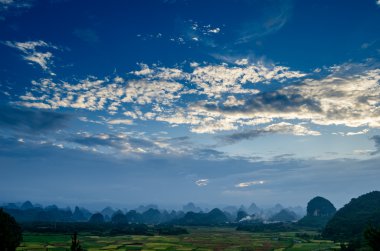 guilin, kırsal manzara