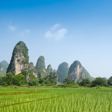 yangshuo guilin, Çin tipik peyzaj