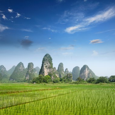 yangshuo guilin, Çin tipik peyzaj