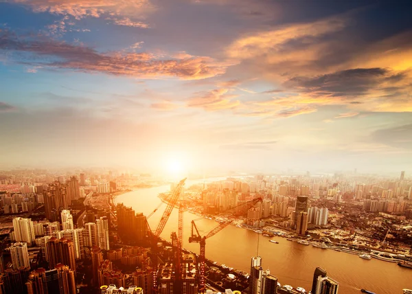 Distrito Financiero Lujiazui de Shanghai — Foto de Stock