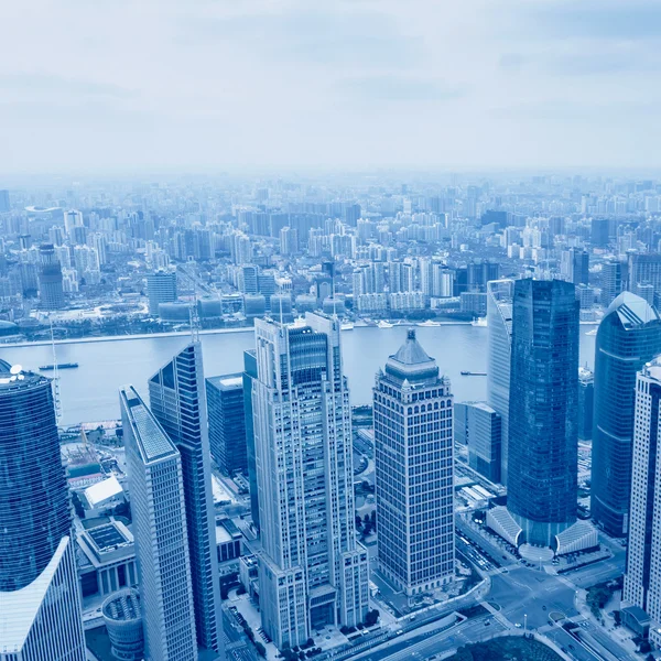 Distrito Financiero Lujiazui de Shanghai — Foto de Stock