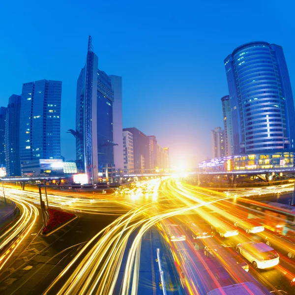 Straße bei Nacht — Stockfoto