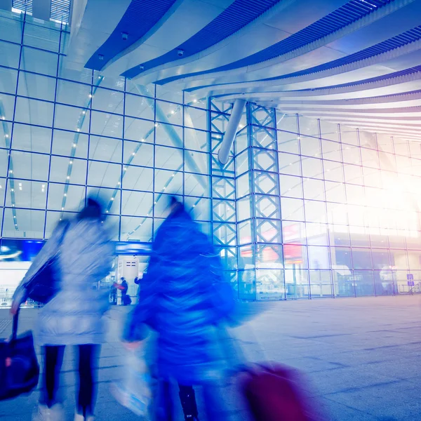 Passengers motion blur — Stock Photo, Image