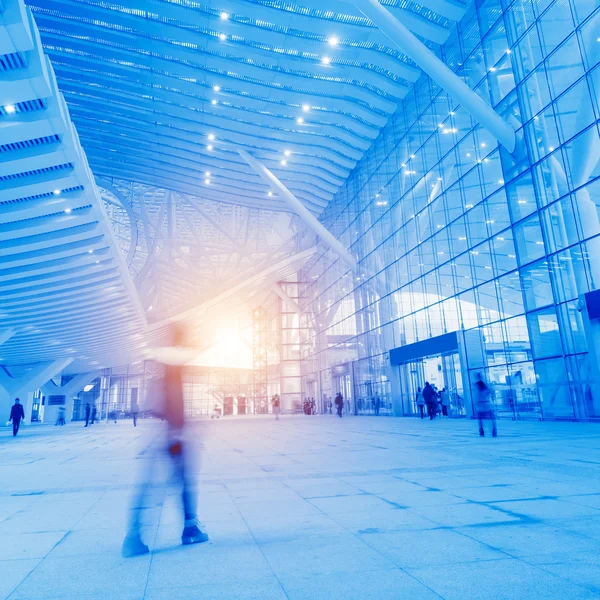 Pasajeros desenfoque movimiento — Foto de Stock