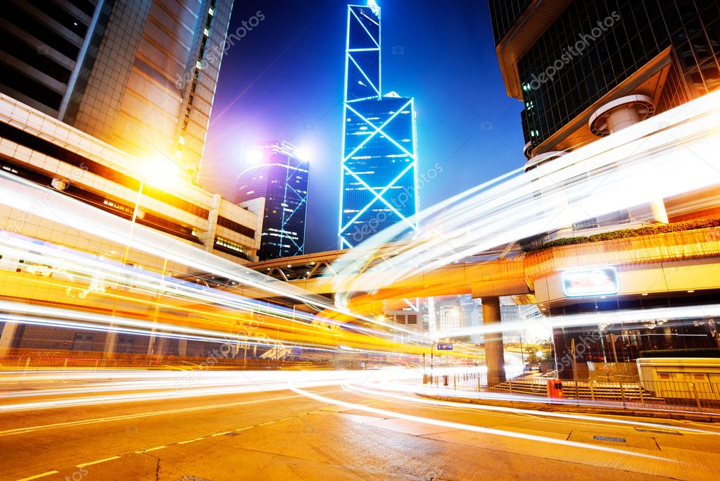 traffic in Hong Kong