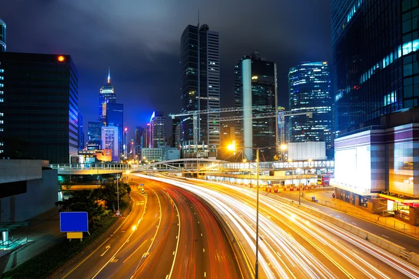 香港的交通情况 — 图库照片