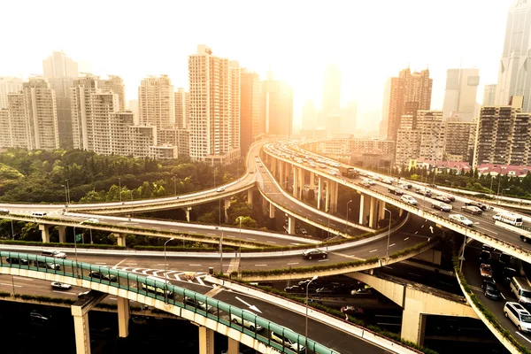 Shanghai interchange — Stock Photo, Image