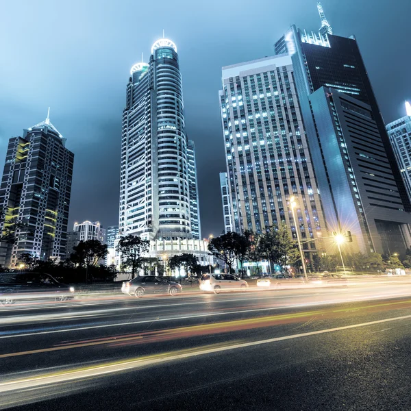 Sentieri leggeri su shanghai — Foto Stock