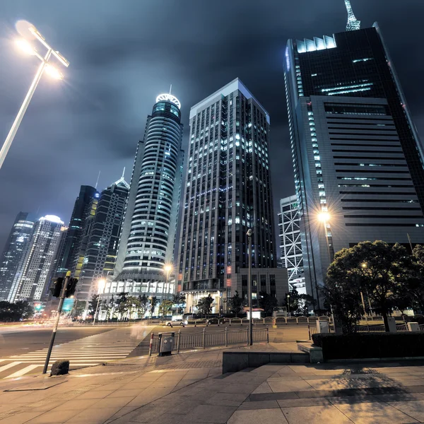 Trilhas de luz em shanghai — Fotografia de Stock