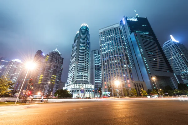 Leichte Spuren in Shanghai — Stockfoto