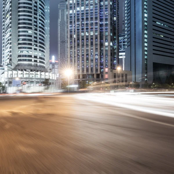 Light trails on shanghai — Stock Photo, Image