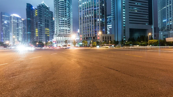 Light trails on shanghai — Stock Photo, Image