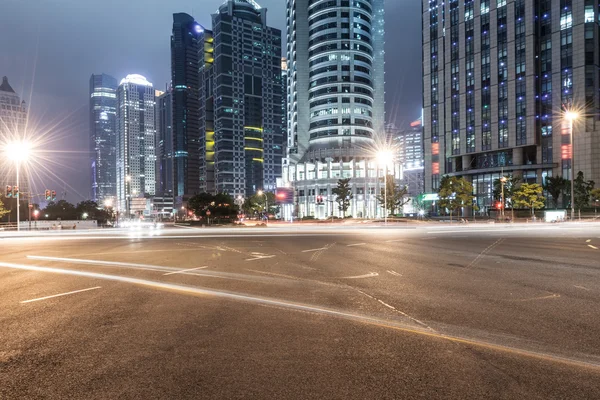 Світло маршрутів по Шанхаї — стокове фото