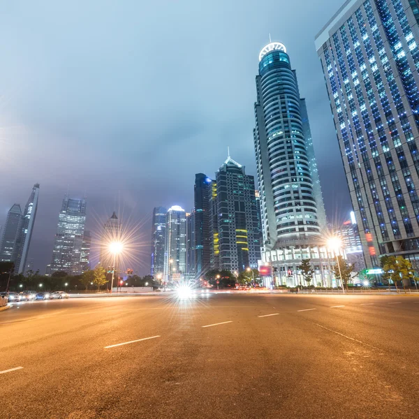 Światło trasy w Szanghaju — Zdjęcie stockowe