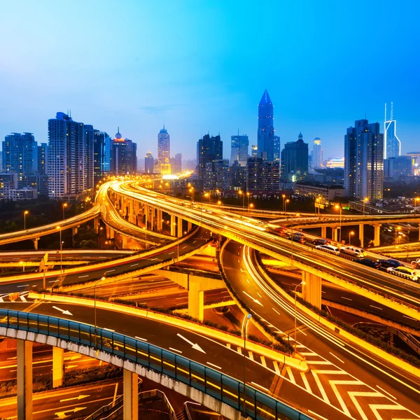 Shanghai interchange — Stock Photo, Image