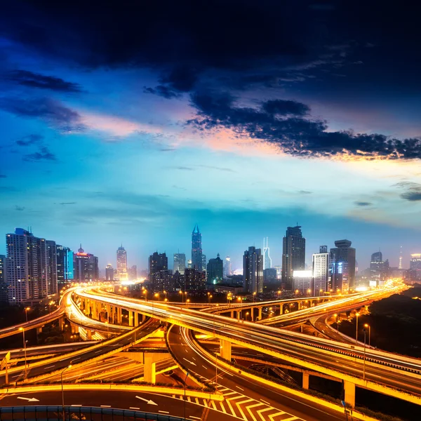 Shanghai interchange — Stock Photo, Image