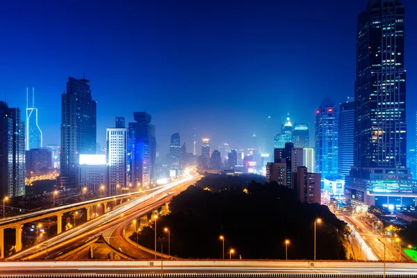 Shanghai interchange — Stock Photo, Image