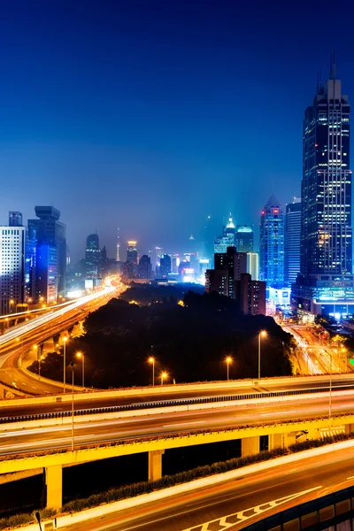 Shanghai interchange — Stock Photo, Image