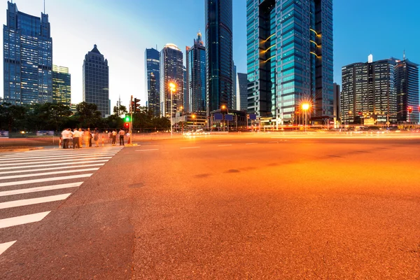 Weg in de stad — Stockfoto