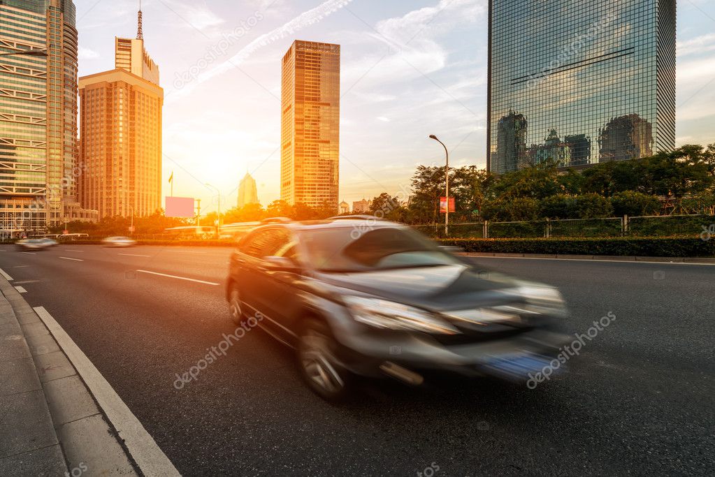 road in city