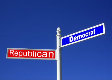 Demokrat vs gop işareti