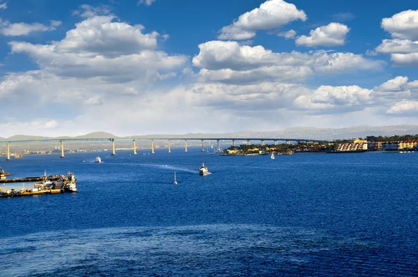 Ponte da baía coronado — Fotografia de Stock