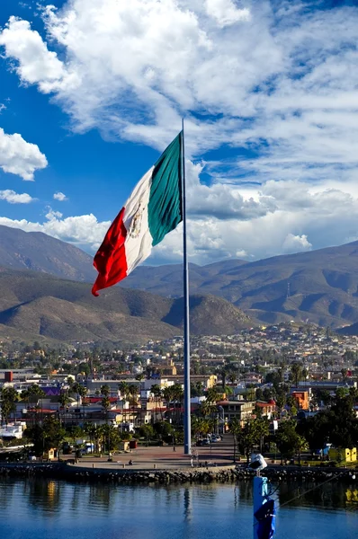 Bandera Mexicana Grande — Foto de Stock