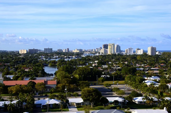 View of Fort Lauderdale From Port Everglades — Stock Photo, Image