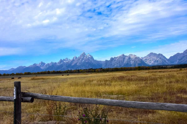 Grand Tetons Fall — Stock Photo, Image