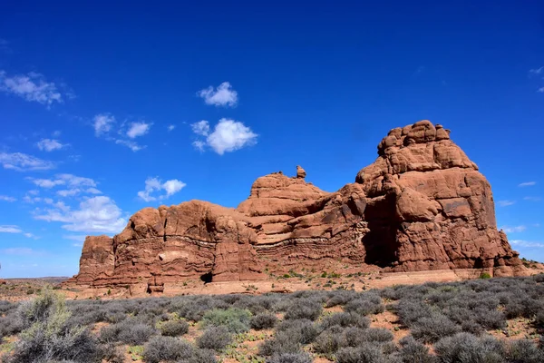 Beautiful Red Rock Formation Arches National Park — Stockfoto