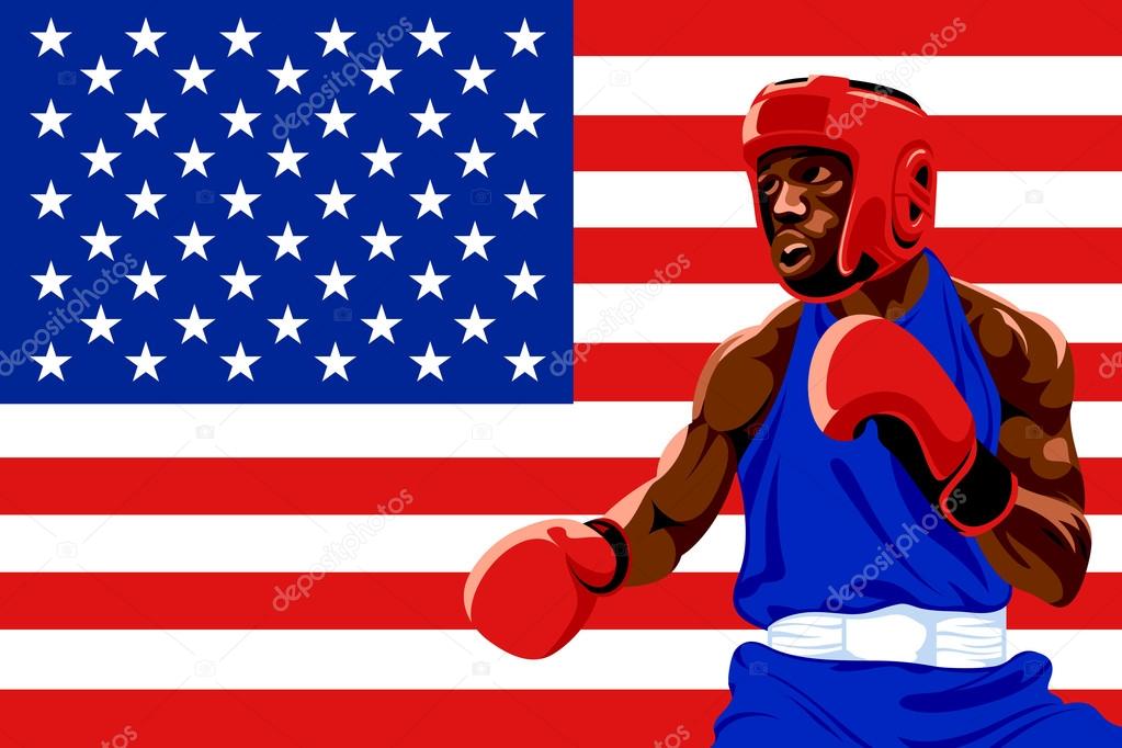 USA boxing ⬇ Vector Image by © sahuad Vector Stock 19183757