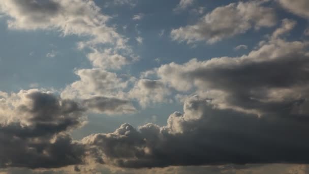 Nubes de lapso de tiempo y cielo — Vídeos de Stock