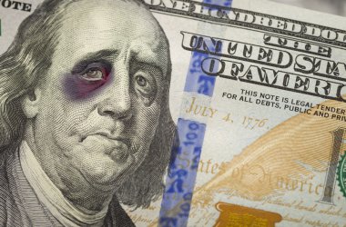 yeni bir yüz dolarlık banknot on siyah gözlü ben franklin