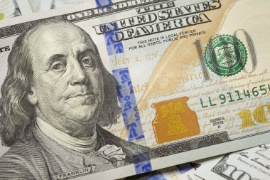 yeni tasarlanan ABD 100 bebek soyut detay