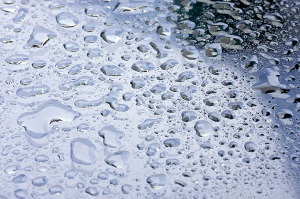 Krople wody na szkło — Zdjęcie stockowe