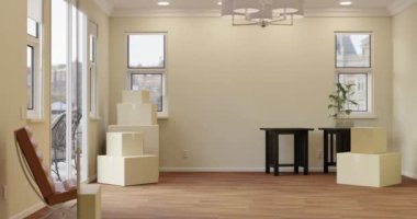 4k Pan Mobilyalı Oda Sert Ahşap Döşemeli, Geniş Yatak, Şık Sandalye, Mobilya ve Bitiş Masaları.